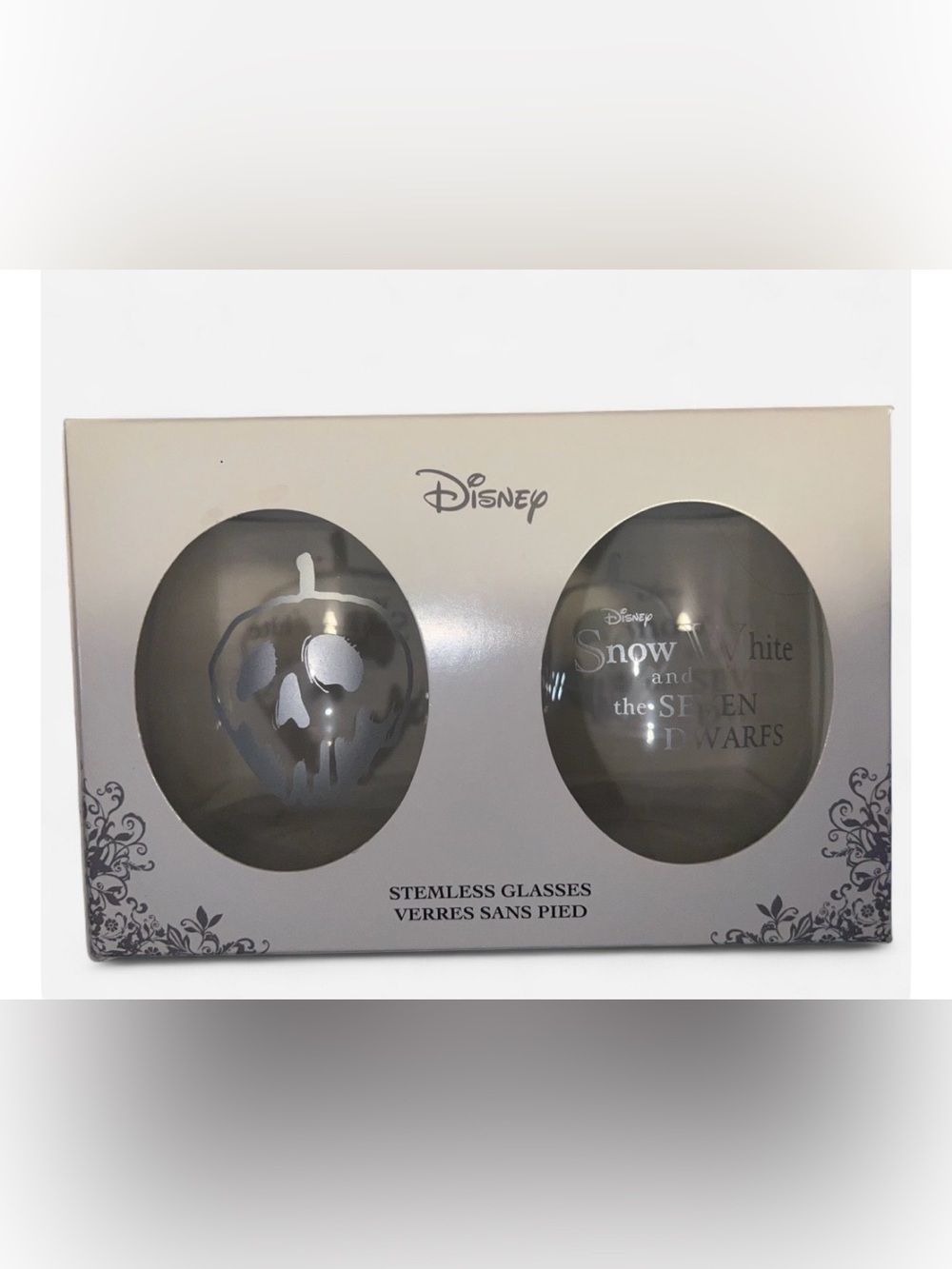 Disney Snow White Poison Apple Stemless
Glasses boxed set NEW